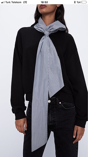 s Beden siyah Renk Zara sweatshirt