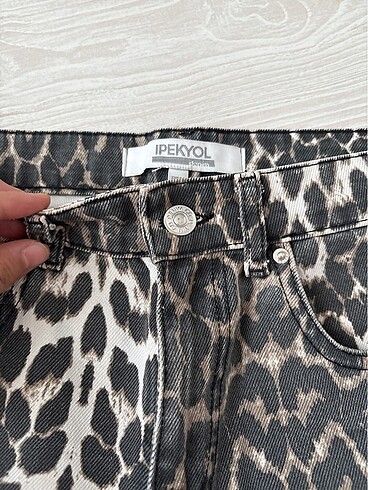34 Beden Leopar Pantolon