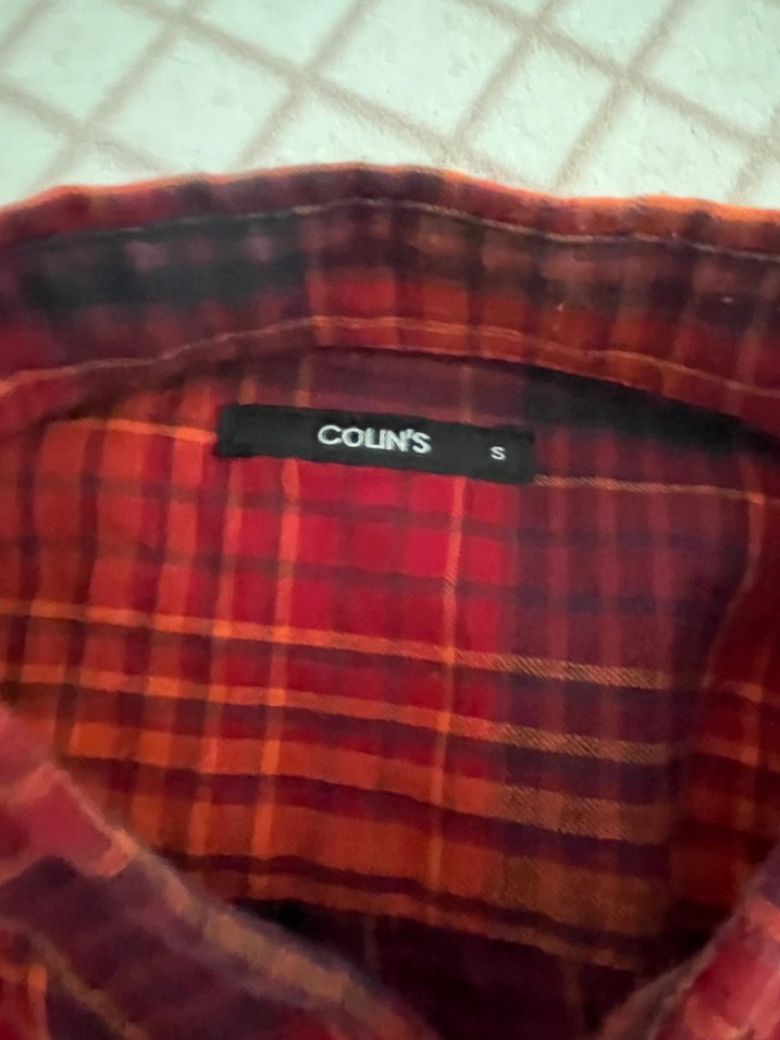 Colins Düğmeli Kırmızı Gömlek - Görsel 2