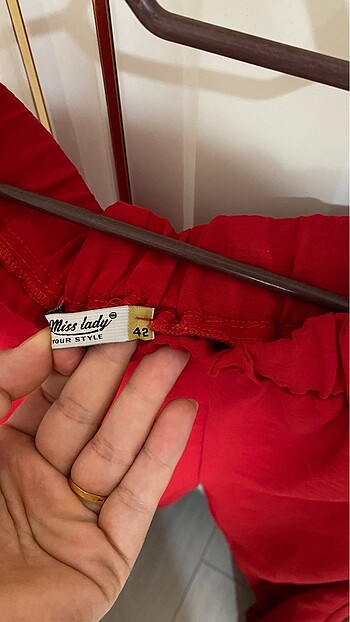 Lastikli pantolon - Görsel 4