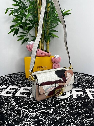 Beden çeşitli Renk FENDİ BAGUETTE SHOULDER BAG