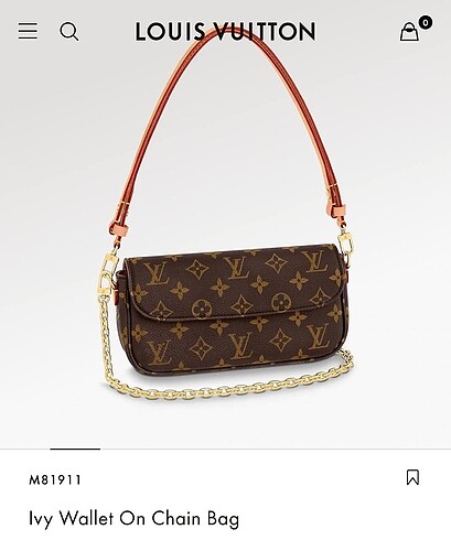 Louis Vuitton LOUIS VUITTON IVY WALLET ON CHAIN BAG