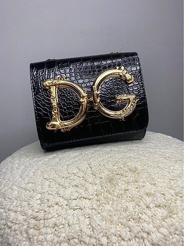 .D&G Baskılı Siyah Çanta