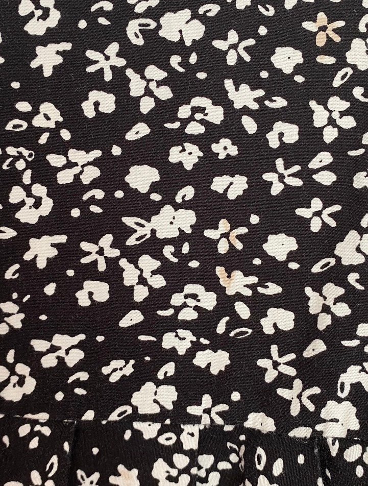 Çiçek Desenki Mini Elbise - Görsel 4