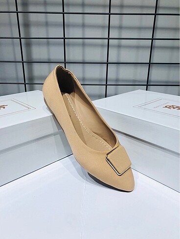Diğer Nut Kadın Saten Babet Zara Model