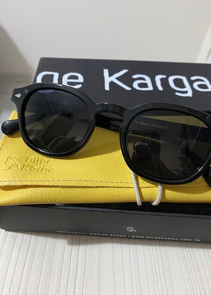 bilge karga siyah güneş gözlüğü - Görsel 3