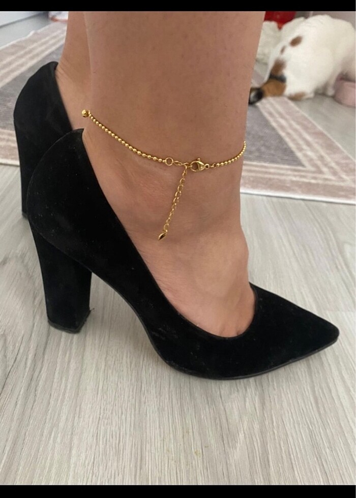 siyah topuklu ayakkabı - Görsel 2