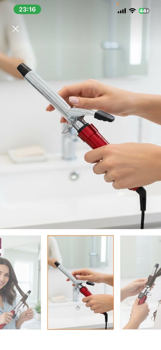 Sinbo Kırmızı Saç Şekillendirici Fırça - Görsel 4