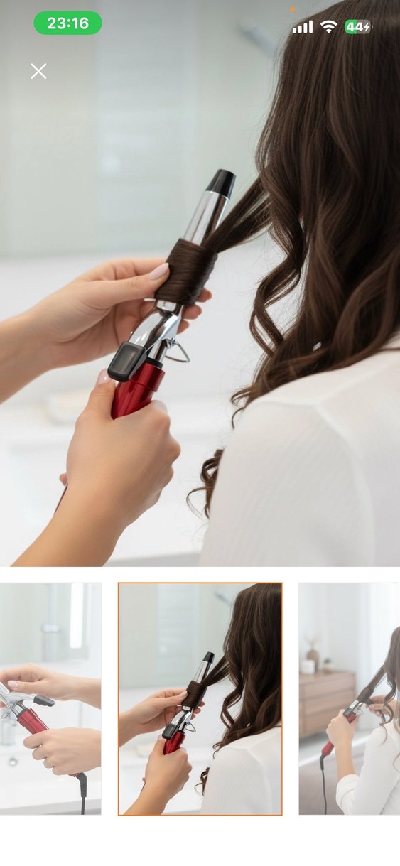 Sinbo Kırmızı Saç Şekillendirici Fırça - Görsel 3