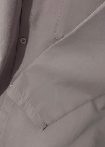 Gül kurusu Düğmeli Kadın Gömlek Midi Boy - Görsel 4