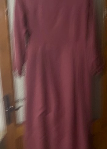 Gül kurusu Kollu Salaş Elbise - Görsel 7