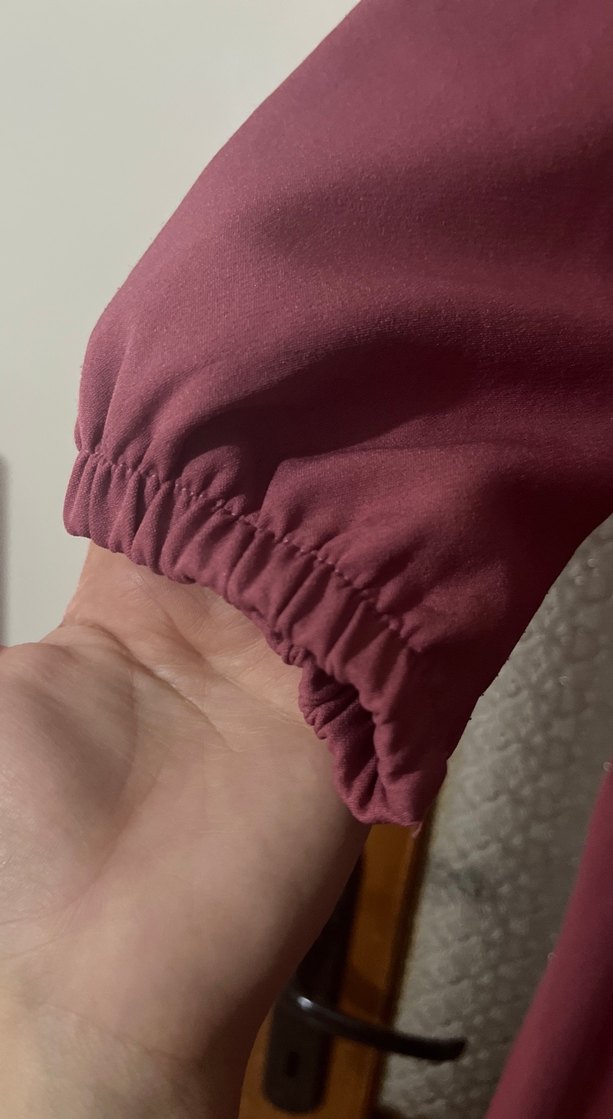 Gül kurusu Kollu Salaş Elbise - Görsel 4