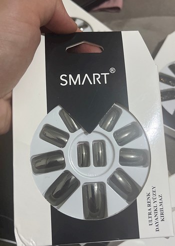 SMART Gri Kırılmaz Tırnak Süsleri - Görsel 7