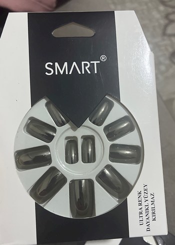 SMART Gri Kırılmaz Tırnak Süsleri - Görsel 4
