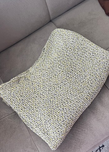 Gri Boğazlı Örgü Kadın Kazak - Görsel 7