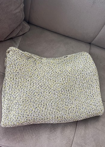 Gri Boğazlı Örgü Kadın Kazak - Görsel 6