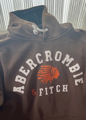 Kahverengi Kapüşonlu Uzun Kollu Sweatshirt - Görsel 6