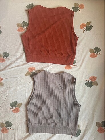 s Beden Crop top 2li takım