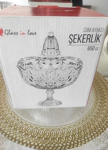 Bayram için şekerlik sunumluk 