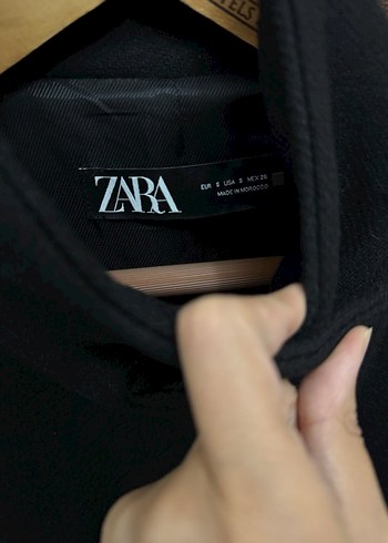 s Beden siyah Renk Zara Yün Kaban