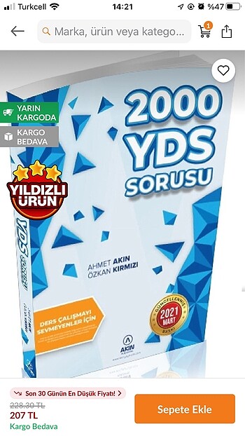 YDS soru bankası