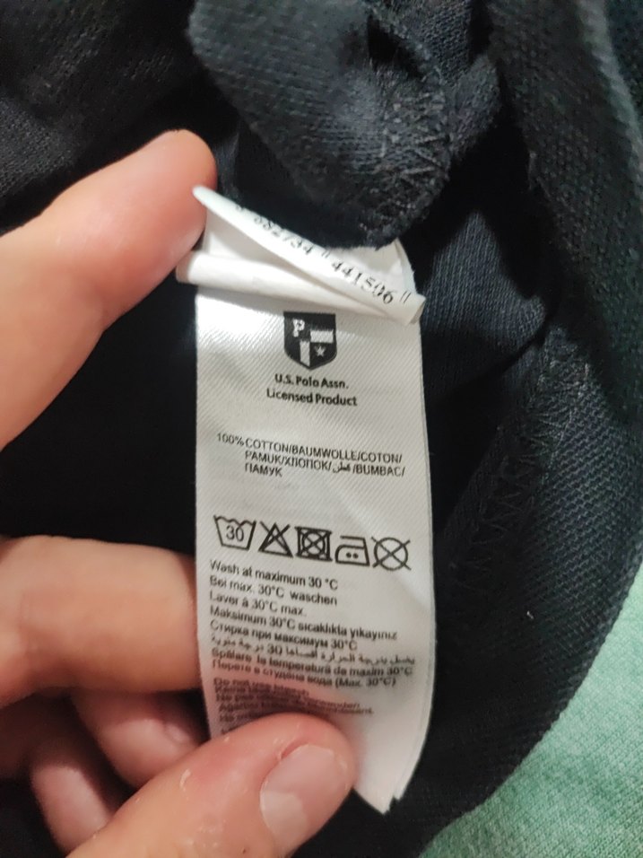 U.S. Polo Assn. Erkek Siyah Polo Tişört - Görsel 5