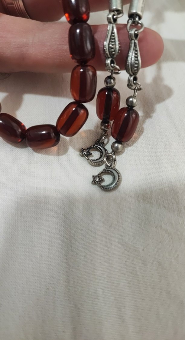 Ateş kehribar Erkek Tesbih - Görsel 5