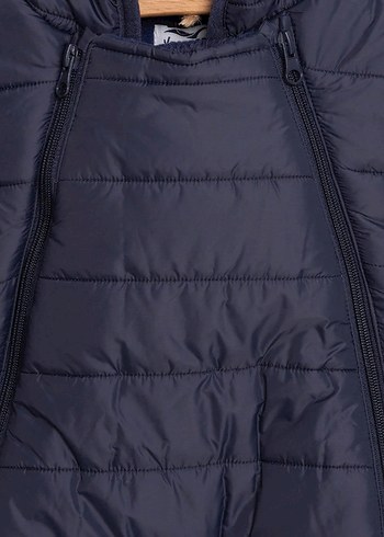 Fermuarlı Lacivert Bebek Tulumu 9Ay 74cm - Görsel 4