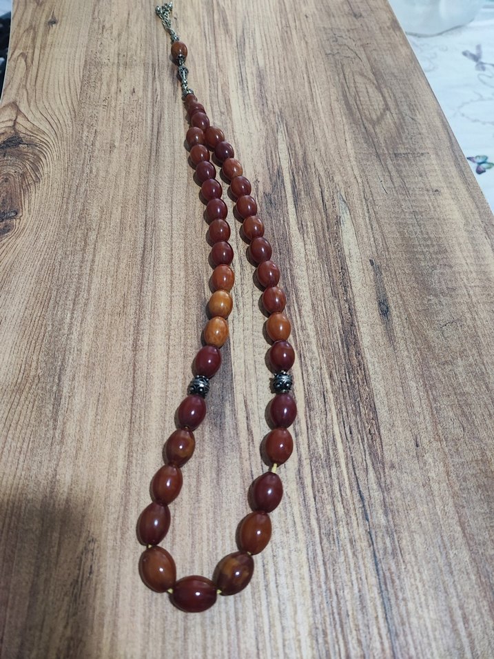 Koleksiyonluk Suriye Yapımı Özel İşçilik Tesbih - Görsel 2