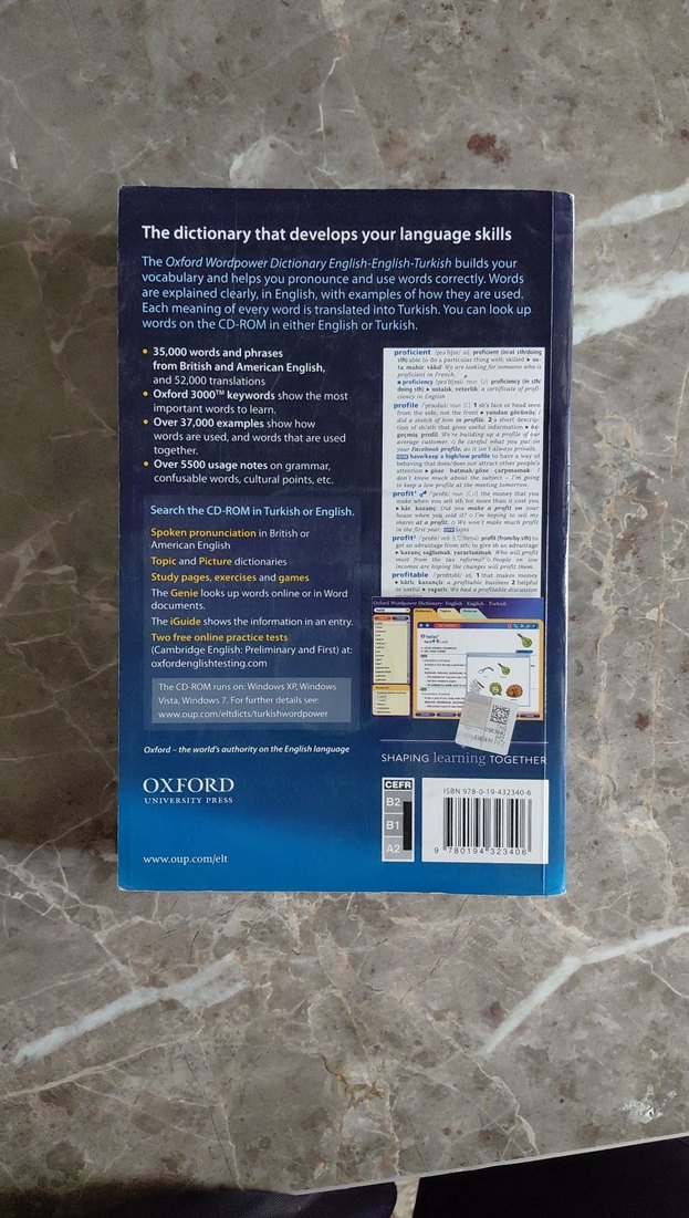 Oxford Wordpower İngilizce-Türkçe Sözlük - Görsel 2