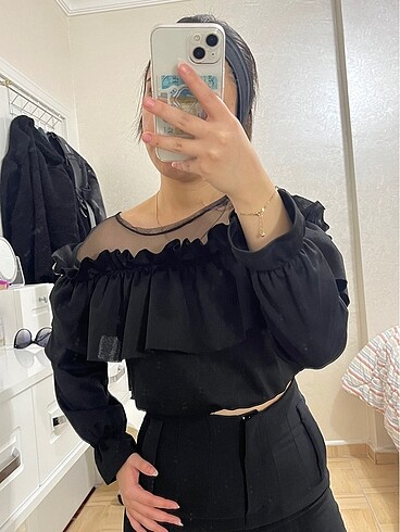 Zara Kadın tül bluz