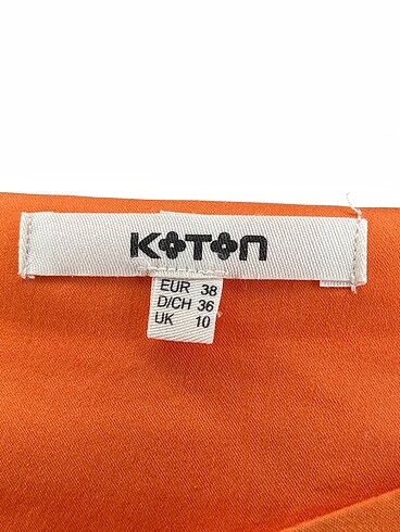 38 Beden turuncu Renk Koton Midi Etek %70 İndirimli.
