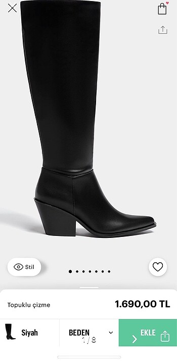 Pull & Bear Çizme