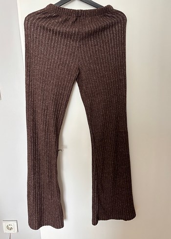 Kahverengi triko gömlekli takım - Görsel 2