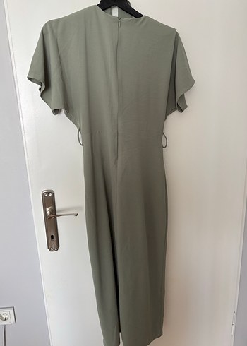 Yeşil midi kadın elbise - Görsel 3