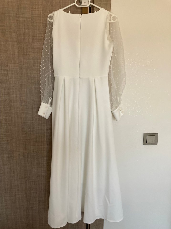 beyaz elbise - Görsel 4