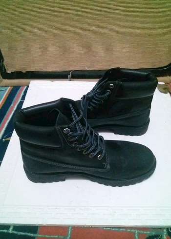 Erkek Siyah Kauçuk Sokak Stili Botları - Görsel 6