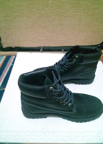 Erkek Siyah Kauçuk Sokak Stili Botları - Görsel 5