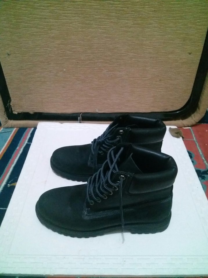 Erkek Siyah Kauçuk Sokak Stili Botları - Görsel 4