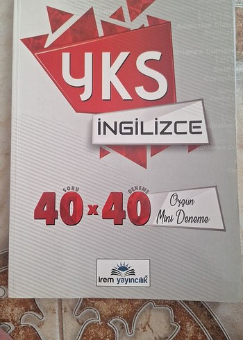 YKS İngilizce 40x40 Mini Deneme Kitabı