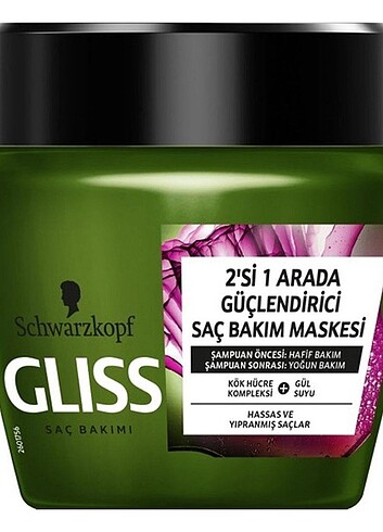  Beden gliss saç bakım maskesi