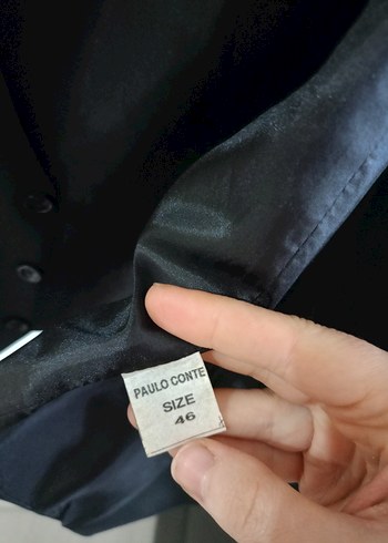 Düğmeli Siyah Erkek Yelek - Görsel 3