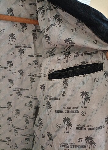 Kot çeket. erkek ve kadın giyebilir. unisex - Görsel 8