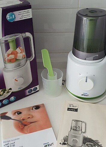  Beden Renk Philips Avent Buharlı Pişirici ve Blender