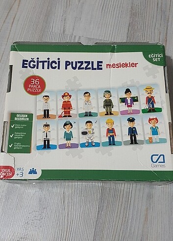 Diğer Eğitici puzzle meslekler