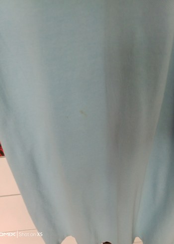 s Beden mavi Renk Mavi Düğmeli Pamuklu elbise