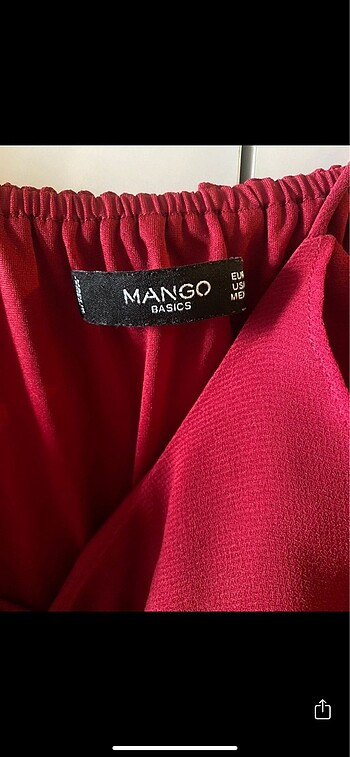 m Beden Mango Orjinal Elbise