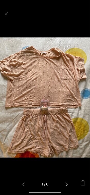 Şortlu pijama takımı