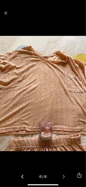 l Beden Şortlu pijama takımı