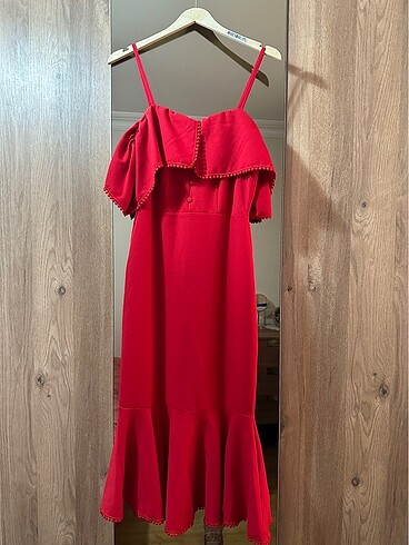 Trendyol & Milla Trendyomilla kırmızı elbise